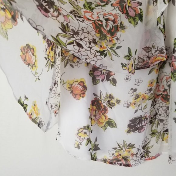 NWT Leith floral off the shoulder top size Small (143) - Picture 5 of 8